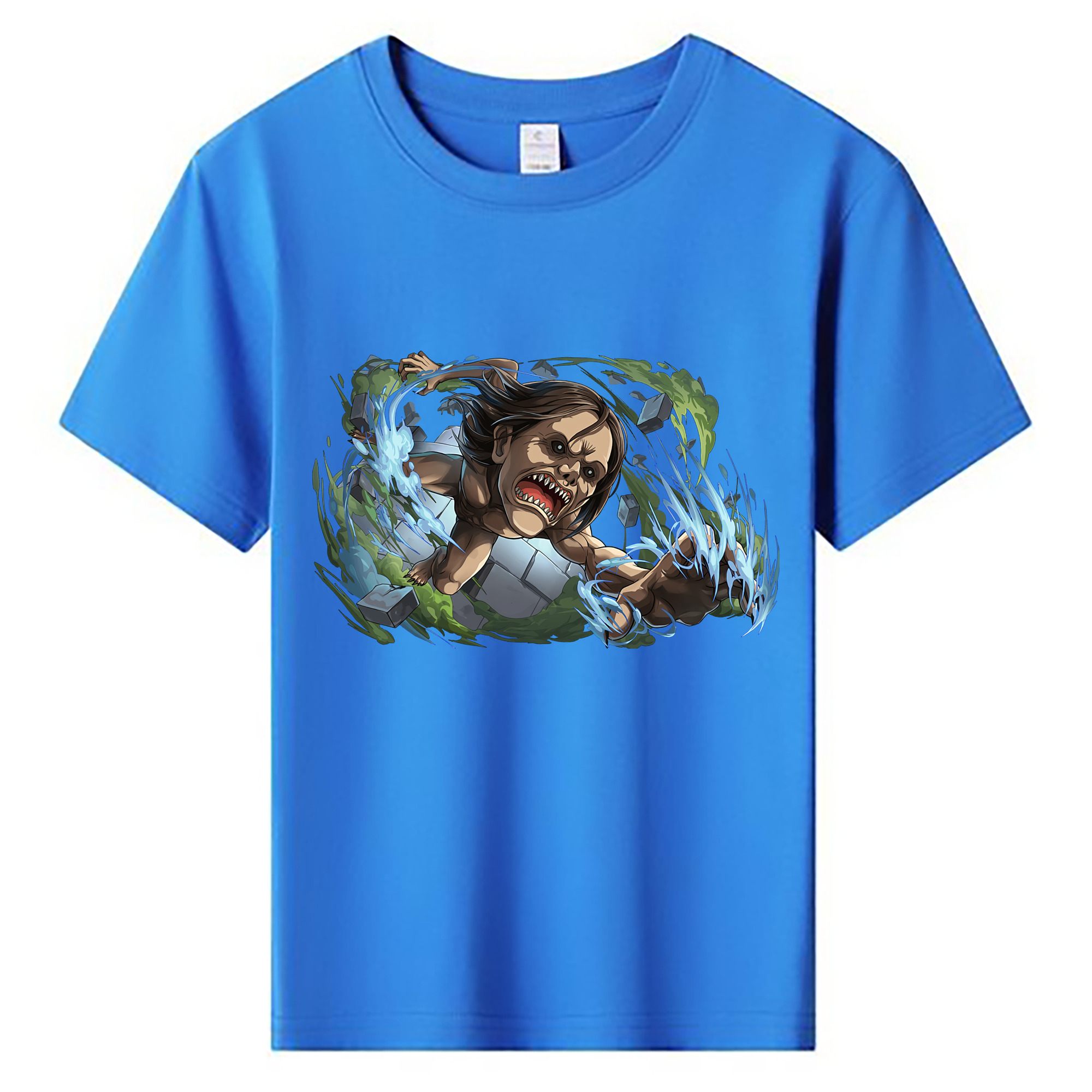（画像用） 進撃の巨人 Attack on Titan 綿100％キッズTシャツ（フロントプリント）
